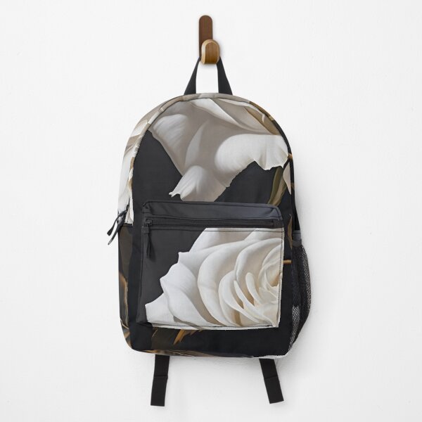 Item preview, White rose with gold leaf painting designed and sold by dcrc.