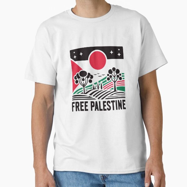 Item preview, Free Palestine designed and sold by Retro Travel Design.