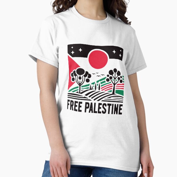 Item preview, Free Palestine designed and sold by Retro Travel Design.