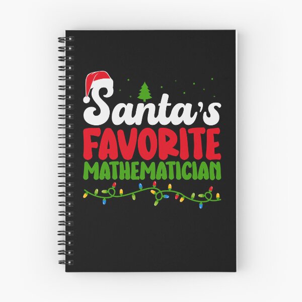 Item preview, Santa's Favorite Mathematician designed and sold by ArtMeetsPizza.