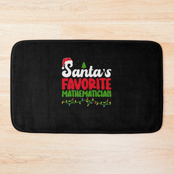 Item preview, Santa's Favorite Mathematician designed and sold by ArtMeetsPizza.