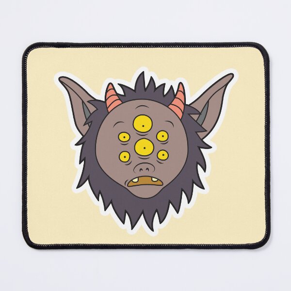 Item preview, MUNSTA - Surprised Dark Brown Monster designed and sold by OWLSTANDING.