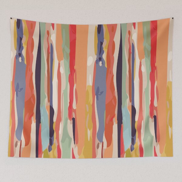 Item preview, Abstract Vertical brush in MultiColor designed and sold by MyArt23.