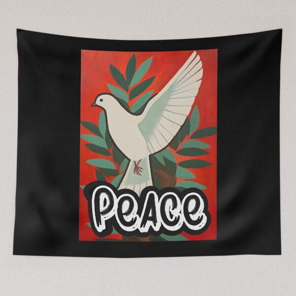 Item preview, Wings of a Peace Dove: Justice Takes Flight - Empowerment Through Peaceful Soars سلام designed and sold by FUNqoosh.