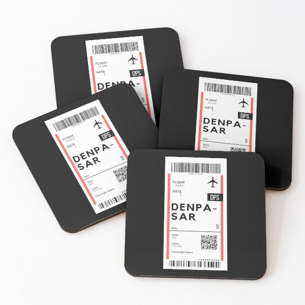 Item preview, Denpasar (DPS) Bali Airplane Boarding Pass designed and sold by RoamInk.