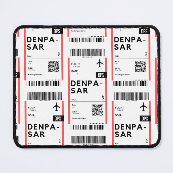 Item preview, Denpasar (DPS) Bali Airplane Boarding Pass designed and sold by RoamInk.