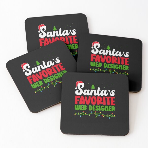 Item preview, Santa's Favorite Web Designer designed and sold by ArtMeetsPizza.
