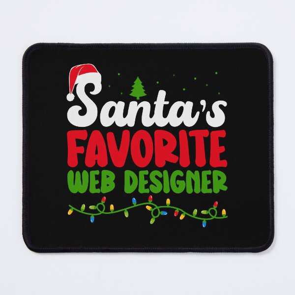 Item preview, Santa's Favorite Web Designer designed and sold by ArtMeetsPizza.
