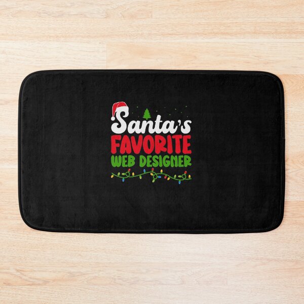 Item preview, Santa's Favorite Web Designer designed and sold by ArtMeetsPizza.