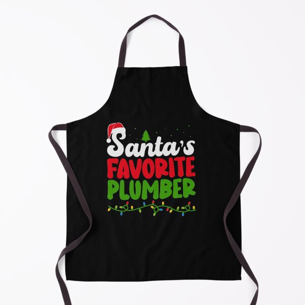 Item preview, Santa's Favorite Plumber designed and sold by ArtMeetsPizza.