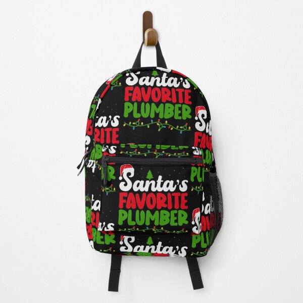 Item preview, Santa's Favorite Plumber designed and sold by ArtMeetsPizza.