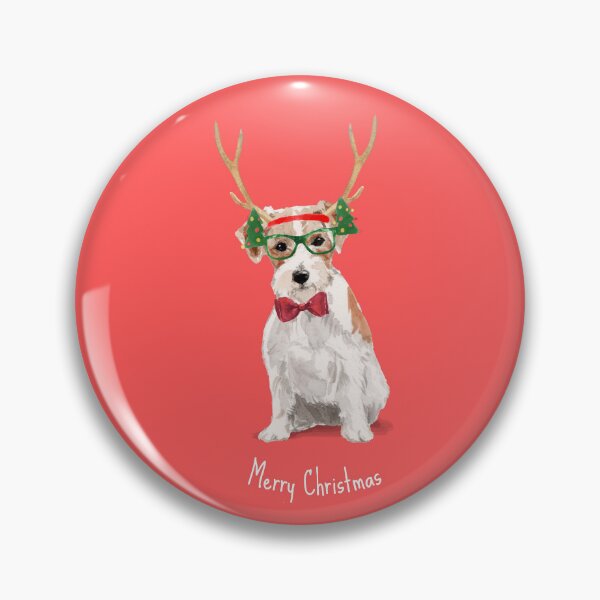 Item preview, Long Haired Jack Russell Terrier Christmas Dog  designed and sold by beastieboutique.