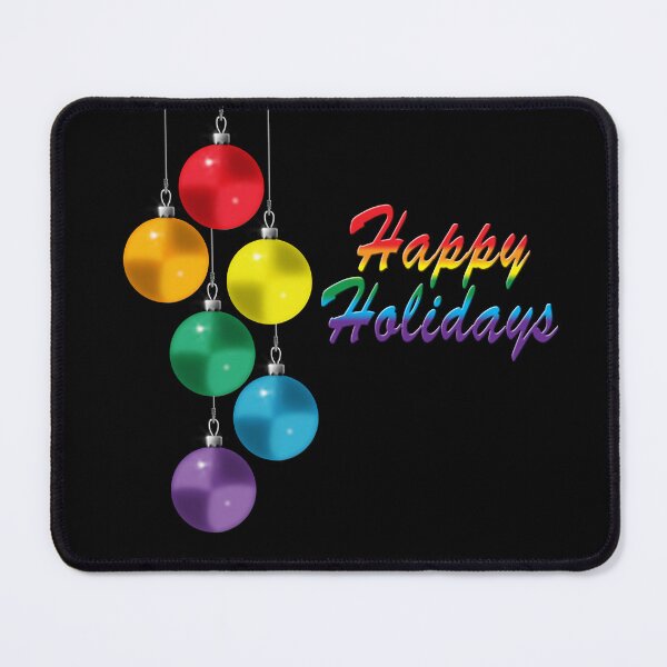 Item preview, Happy Holidays LGBT Rainbow Pride Colors designed and sold by TheirChoice.