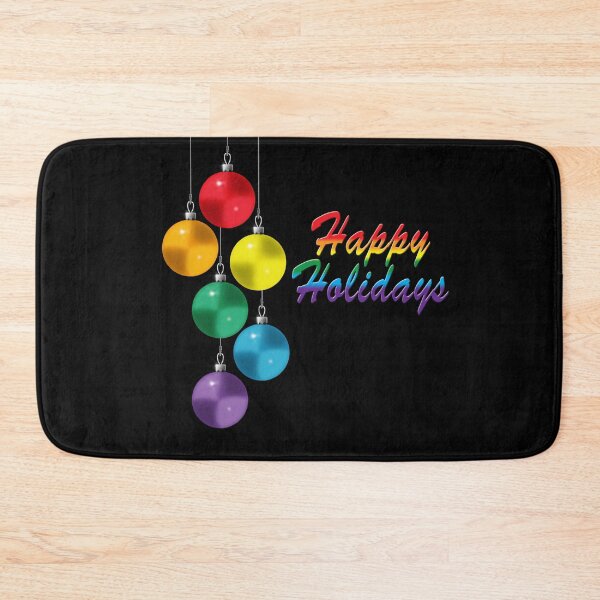 Item preview, Happy Holidays LGBT Rainbow Pride Colors designed and sold by TheirChoice.