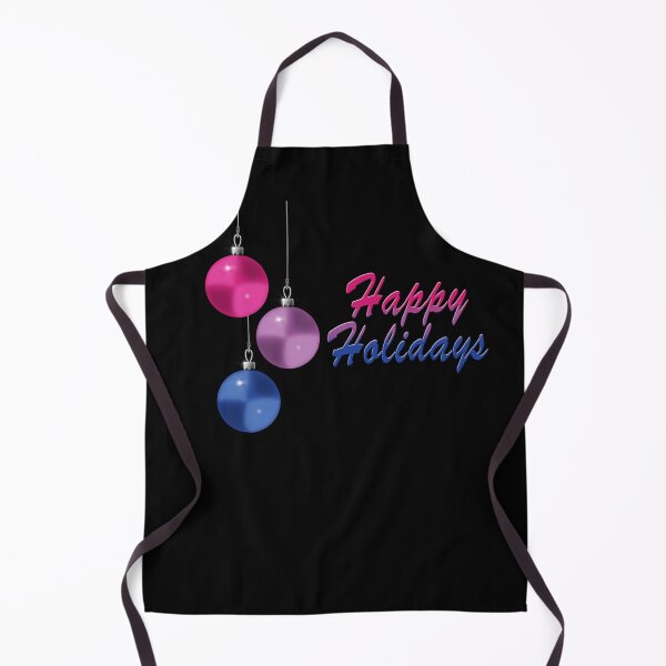 Item preview, Happy Holidays Bisexual Pride Colors designed and sold by TheirChoice.