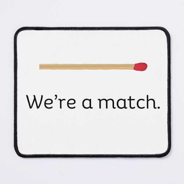 Item preview, We're A Match designed and sold by FriedHoneybee.