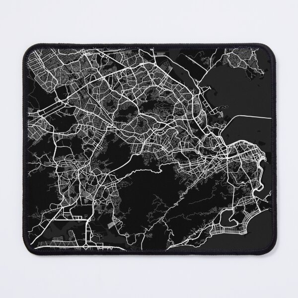 Item preview, Rio de Janeiro City Map of Brazil - Full Moon designed and sold by deMAP.