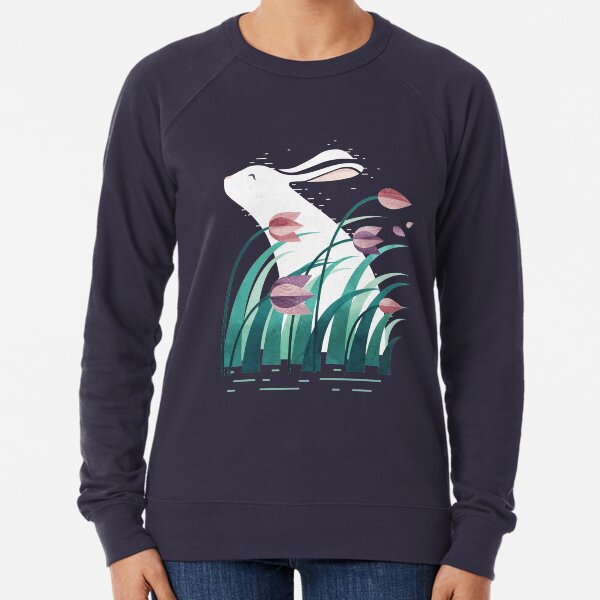 Rabbit, Resting Lightweight Sweatshirt