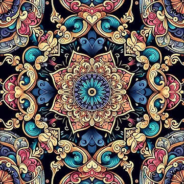 Artwork thumbnail, Applied pattern by Rinohana