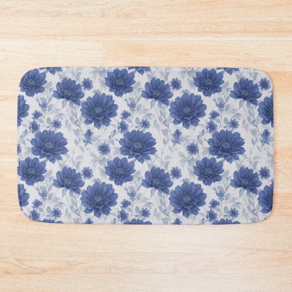 Item preview, Wild Navy Cornflowers Flowers. Watercolor Pattern. designed and sold by Victoria Riabov.
