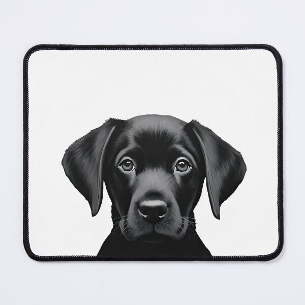 Item preview, black labrador retriever puppy designed and sold by DreamyDaisy.