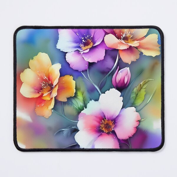 Item preview, flowy flowers water color designed and sold by John Q. Cardholder.