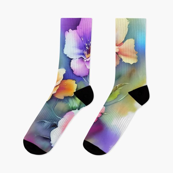 Item preview, flowy flowers water color designed and sold by John Q. Cardholder.