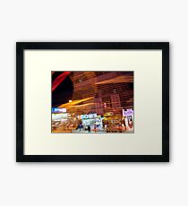 Streetscene, Hong Kong Framed Print