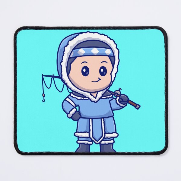 Item preview, Winter Fishing Adventures: A Boy's Icy Catch designed and sold by hjian8219.