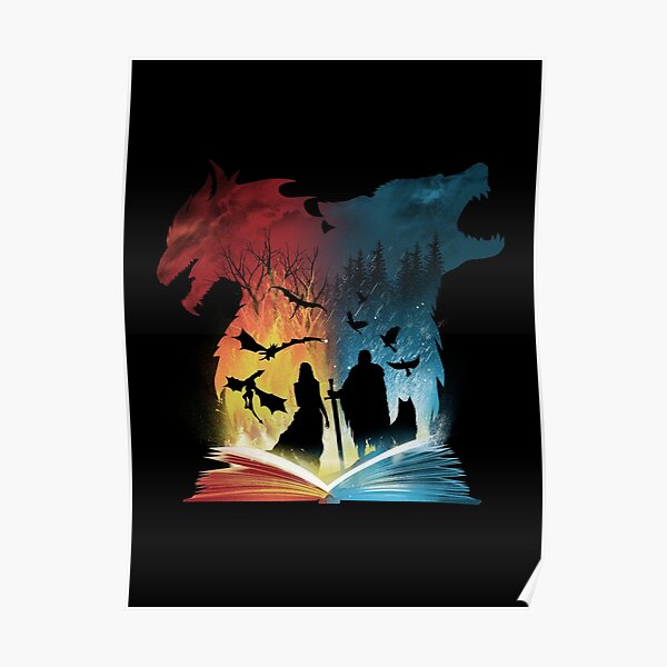 Ice And Fire Posters Redbubble