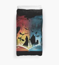 Book of Fire and Ice Duvet Cover