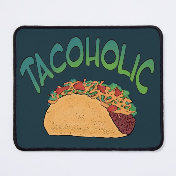 Item preview, Tacoholic fun graphic taco design designed and sold by StephJChild.