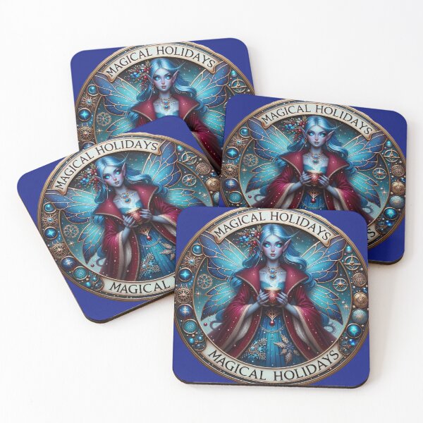 Item preview, Midnight Enchanted Fairy Elven Princess Amidst Cosmic Festive Celebrations designed and sold by mmllcadmin.