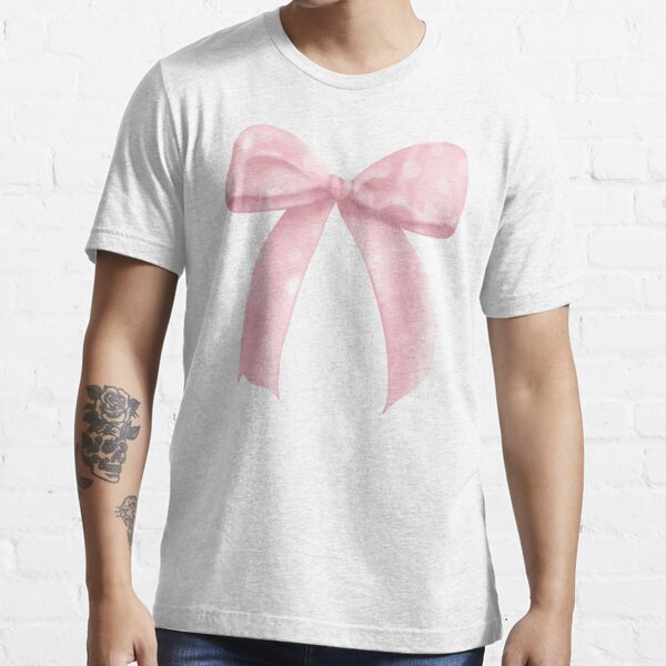 The cute pink bow ribbon  Poster for Sale by MinimalAnGo