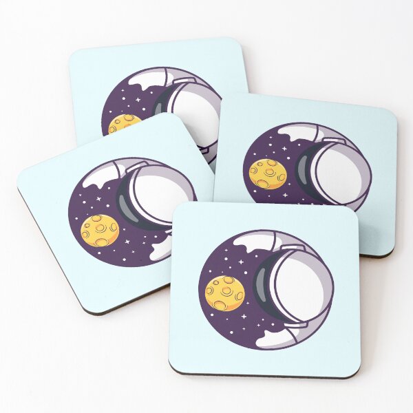 Item preview, Cosmic Explorations: Astronaut and Moon Logo designed and sold by hjian8219.