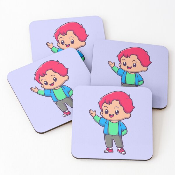 Item preview, Friendly Greeting: Cute Boy Waving Hand" designed and sold by hjian8219.