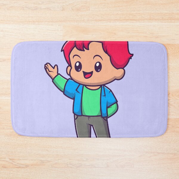 Item preview, Friendly Greeting: Cute Boy Waving Hand" designed and sold by hjian8219.
