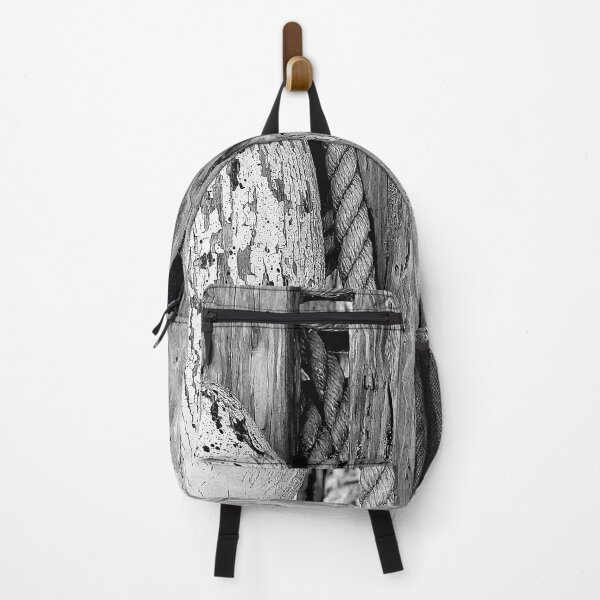 Item preview, Buoy, Rope, And Driftwood In Black White designed and sold by Katrina M Britt.