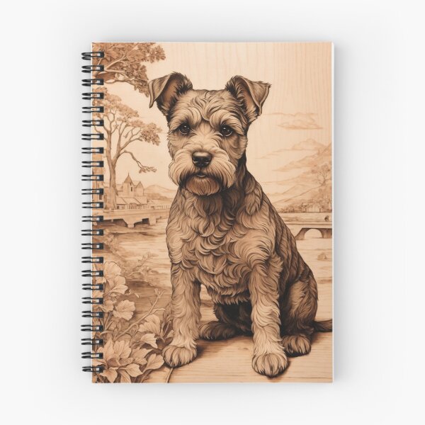 Item preview, Miniature Schnauzer: The Endearing Elegance of Wood (Pyro Pets Art - 039) designed and sold by pyropetsart.