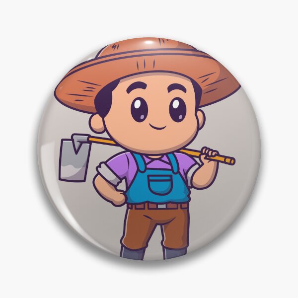 Item preview, Adorable Farmer: Cultivating Nature's Bounty" designed and sold by hjian8219.