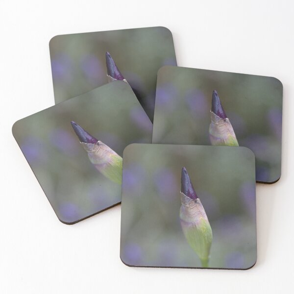Item preview, Iris Flower Bud Dreaming  designed and sold by Joy Watson - Natural Light Photography .
