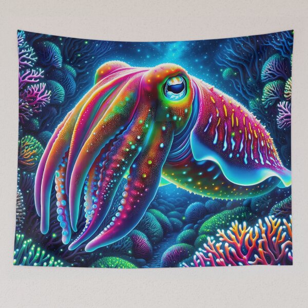Item preview, Curious Cuttlefish designed and sold by NeatSplash.