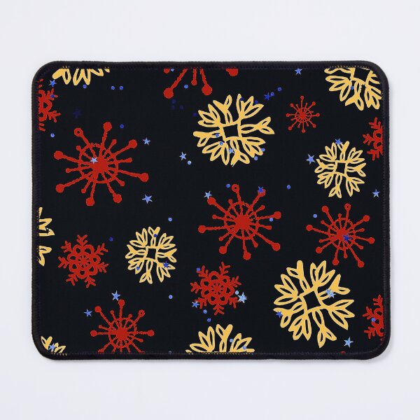 Item preview, Christmas Red And Gold-Colored Snowflakes Pattern designed and sold by DEC02.