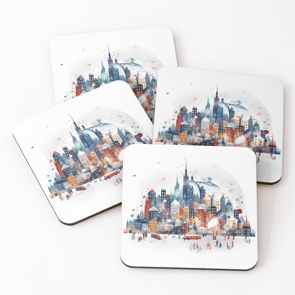 Item preview, Snowy Cityscape I designed and sold by PxArtco.