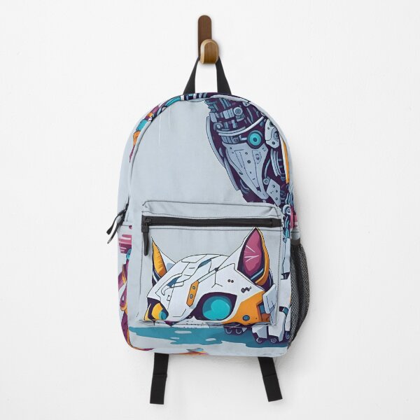 Item preview, "Title: 'Futuristic Feline: Vector Artwork of Robot Cat #01'" designed and sold by Best-Art-32.