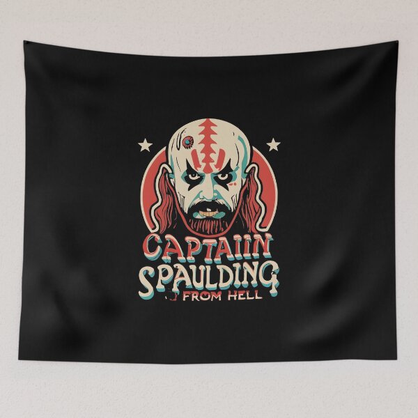Item preview, Captain Spaulding Madness - Killer Clown Horror Art designed and sold by ArtistriWear.