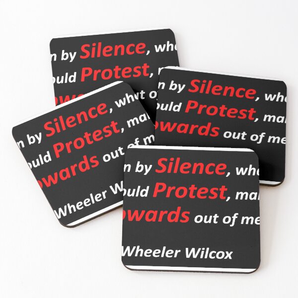 Item preview, Silence Protest Makes Cowards designed and sold by bohemianbrigade.