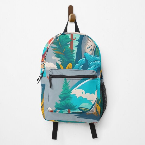 Item preview, "Shark in the Forest: A Majestic Vector Art Composition" designed and sold by Best-Art-32.