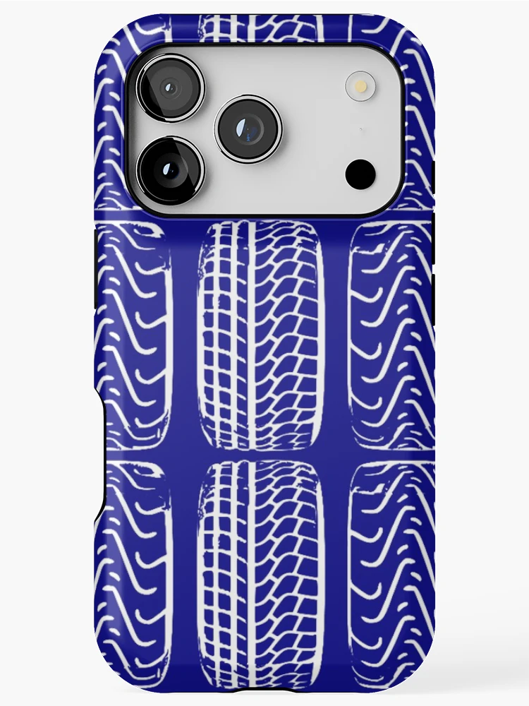 Thumbnail 1 of 4, iPhone Case, Tread Pattern - White designed and sold by SledgeDesign.