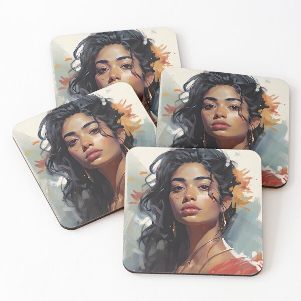 Item preview, Floral Elegance: A Gaze Within designed and sold by krishutd.